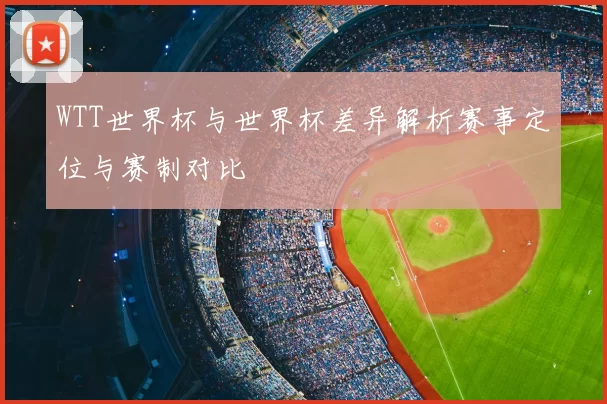 WTT世界杯与世界杯差异解析赛事定位与赛制对比